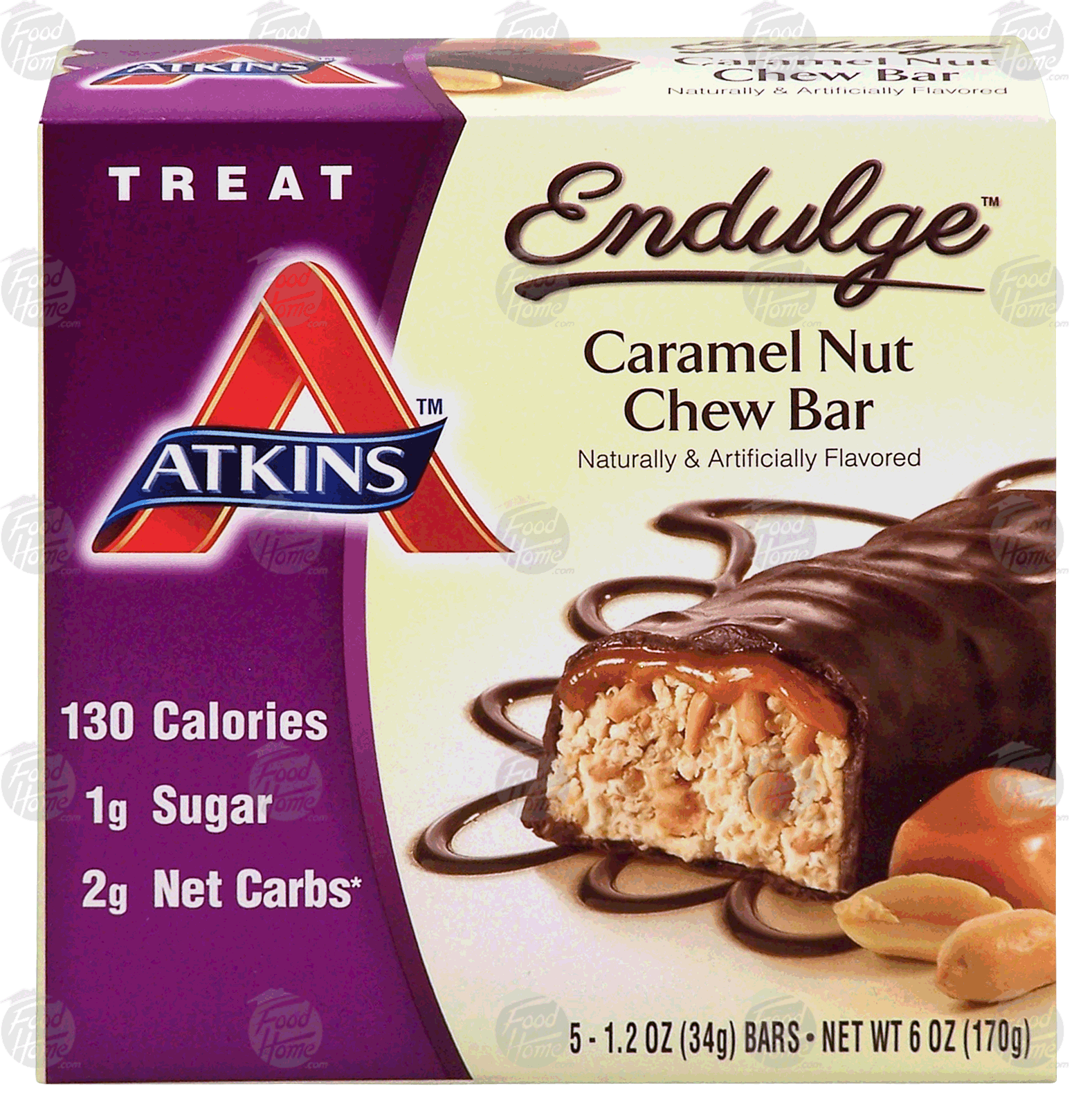 Atkins Endulge caramel nut chewy bar Full-Size Picture